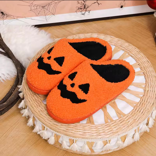 Matching Spooky Slippers